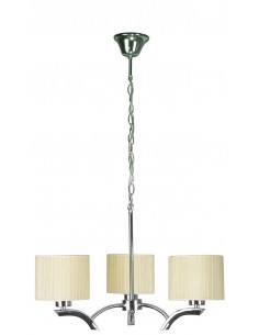 CANDELLUX DRAGA LAMPA WISZĄCA 3X60W E27 KREMOWY 33-04208