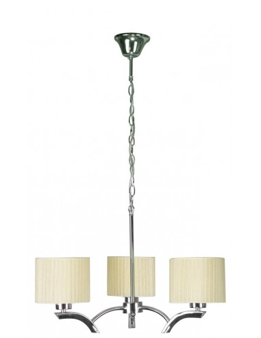 CANDELLUX DRAGA LAMPA WISZĄCA 3X60W E27 KREMOWY 33-04208