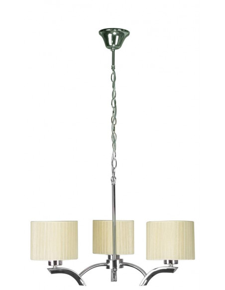 CANDELLUX DRAGA LAMPA WISZĄCA 3X60W E27 KREMOWY 33-04208