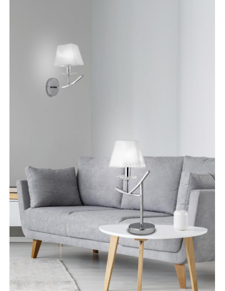 CANDELLUX VALENCIA LAMPA 1X40W E14 CHROM H-45 41-84609