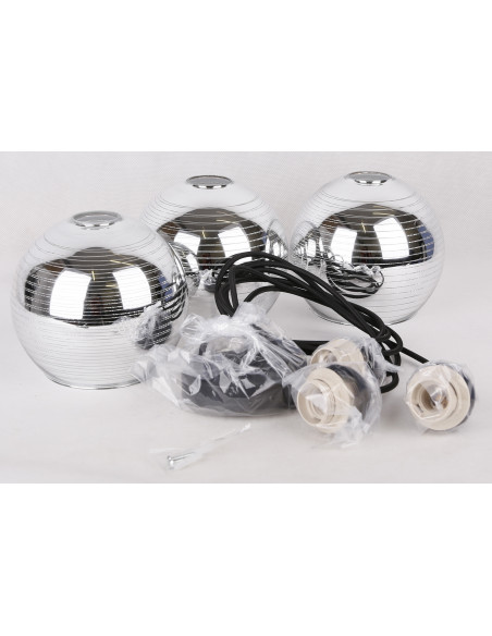 CANDELLUX TRIO 1 LAMPA WISZĄCA 3X60W E27 CHROM 33-62840