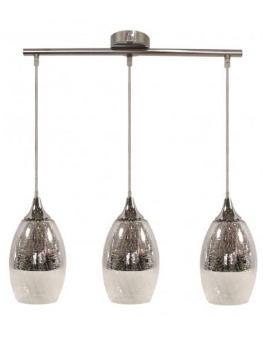 CANDELLUX CELIA LAMPA WISZĄCA 3X60W E27 SREBRNY 33-51585