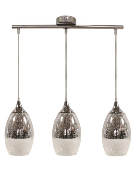 CANDELLUX CELIA LAMPA WISZĄCA 3X60W E27 SREBRNY 33-51585