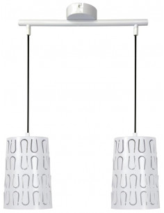 CANDELLUX VISTA LAMPA WISZĄCA 2X60W E27 BIAŁY 32-64271