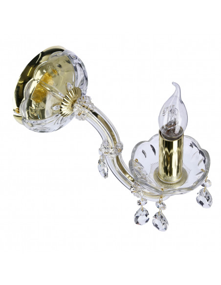CANDELLUX MARIA TERESA LAMPA KINKIET 1X40W E14 ZŁOTY 21-95742