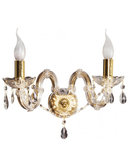 CANDELLUX MARIA TERESA LAMPA KINKIET 2X40W E14 ZŁOTY 22-94592