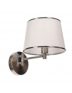 CANDELLUX IBIS LAMPA KINKIET 1X40W E14 SATYNA 21-00883