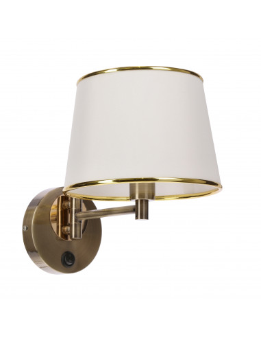 CANDELLUX IBIS LAMPA KINKIET 1X40W E14 PATYNA 21-01279