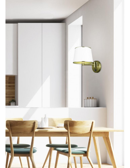 CANDELLUX IBIS LAMPA KINKIET 1X40W E14 PATYNA 21-01279