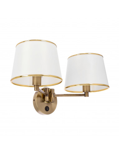 CANDELLUX IBIS LAMPA KINKIET 2X40W E14 PATYNA 22-01309