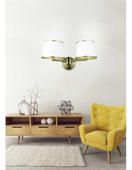 CANDELLUX IBIS LAMPA KINKIET 2X40W E14 PATYNA 22-01309