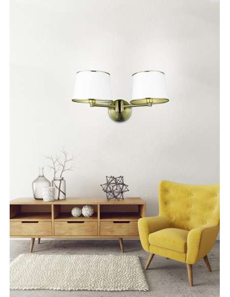 CANDELLUX IBIS LAMPA KINKIET 2X40W E14 PATYNA 22-01309