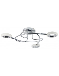 CANDELLUX AURELION LAMPA SUFITOWA PLAFON 3X4W LED CHROM 3000K 98-65582
