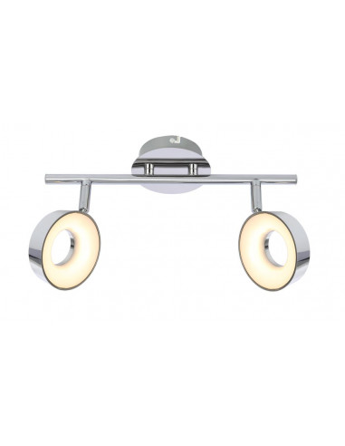 CANDELLUX ISLA LAMPA SUFITOWA LISTWA 2X4W LED CHROM 3000K 92-61713