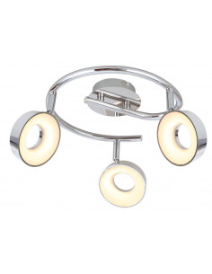 CANDELLUX ISLA LAMPA SUFITOWA SPIRALA 3X4W LED CHROM 3000K 98-61737