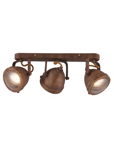 CANDELLUX FRODO LAMPA SUFITOWA LISTWA 3X40W GU10 RDZAWY 93-71088