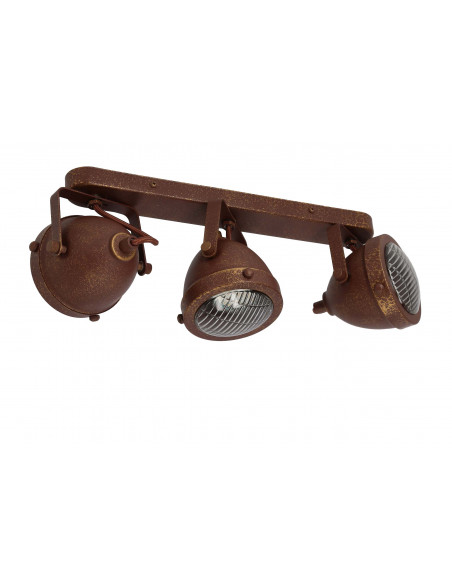 CANDELLUX FRODO LAMPA SUFITOWA LISTWA 3X40W GU10 RDZAWY 93-71088
