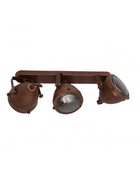 CANDELLUX FRODO LAMPA SUFITOWA LISTWA 3X40W GU10 RDZAWY 93-71088