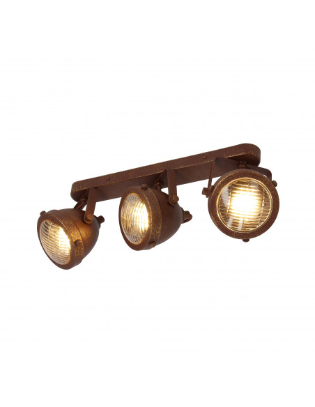 CANDELLUX FRODO LAMPA SUFITOWA LISTWA 3X40W GU10 RDZAWY 93-71088
