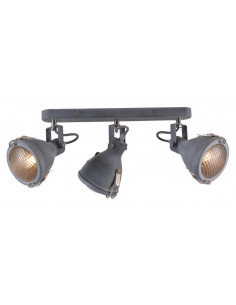 CANDELLUX CRODO LAMPA SUFITOWA LISTWA 3X40W E14 SZARY 93-71125