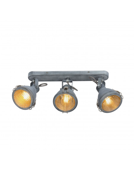 CANDELLUX CRODO LAMPA SUFITOWA LISTWA 3X40W E14 SZARY 93-71125