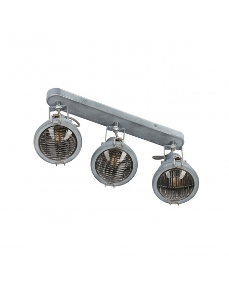 CANDELLUX CRODO LAMPA SUFITOWA LISTWA 3X40W E14 SZARY 93-71125