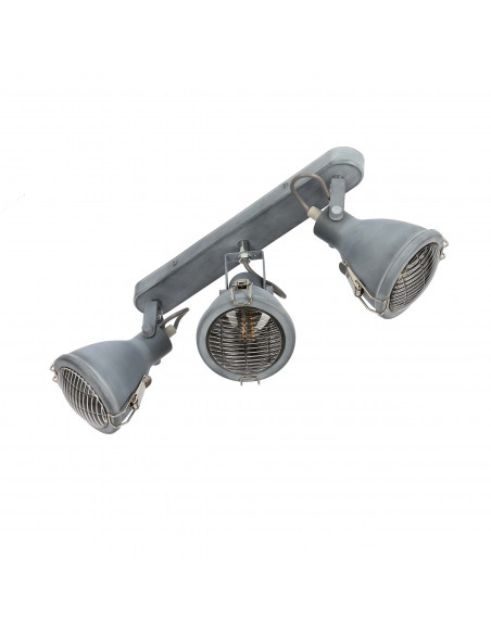 CANDELLUX CRODO LAMPA SUFITOWA LISTWA 3X40W E14 SZARY 93-71125