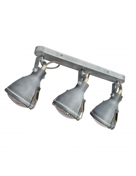 CANDELLUX CRODO LAMPA SUFITOWA LISTWA 3X40W E14 SZARY 93-71125