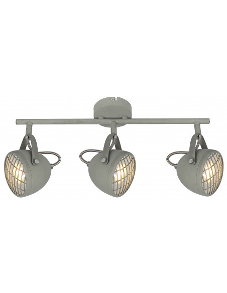 CANDELLUX PENT LAMPA SUFITOWA LISTWA 3X50W GU10  BETONOWY SZARY 93-68064