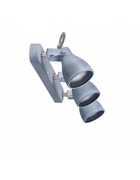 CANDELLUX ASH LAMPA SUFITOWA LISTWA 3X40W GU10 SZARY MAT 93-64301
