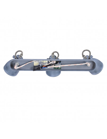 CANDELLUX ASH LAMPA SUFITOWA LISTWA 3X40W GU10 SZARY MAT 93-64301