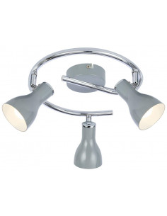 CANDELLUX JULIE LAMPA SUFITOWA SPIRALA 3X40W E14 SZARY 98-66633