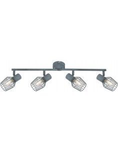 CANDELLUX VIKING LAMPA SUFITOWA LISTWA 4X40W E14 SZARY 94-68033
