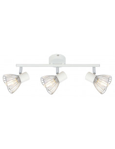 CANDELLUX FLY LAMPA SUFITOWA LISTWA 3X40W E14 BIAŁY/CHROM 93-61973