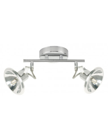 CANDELLUX MOON LAMPA SUFITOWA LISTWA 2X3,5W LED G9 CHROM 92-28082