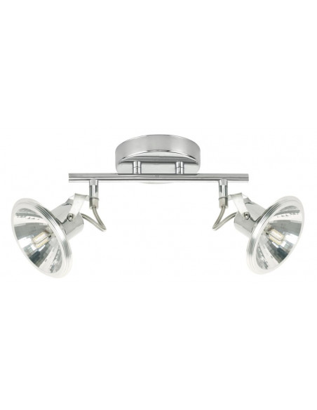 CANDELLUX MOON LAMPA SUFITOWA LISTWA 2X3,5W LED G9 CHROM 92-28082