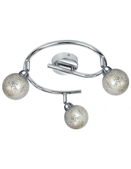 CANDELLUX KALEIDOSCOPE LAMPA SUFITOWA SPIRALA 3X4W LED G9 CHROM 98-61577
