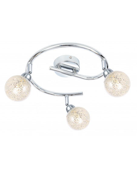 CANDELLUX KALEIDOSCOPE LAMPA SUFITOWA SPIRALA 3X4W LED G9 CHROM 98-61577
