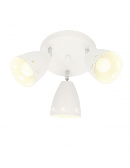 CANDELLUX COTY LAMPA SUFITOWA PLAFON 3X40W E14 BIAŁY MAT 98-67135
