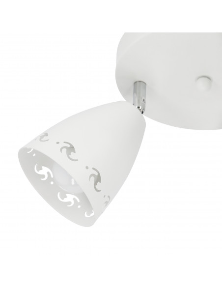 CANDELLUX COTY LAMPA SUFITOWA PLAFON 3X40W E14 BIAŁY MAT 98-67135