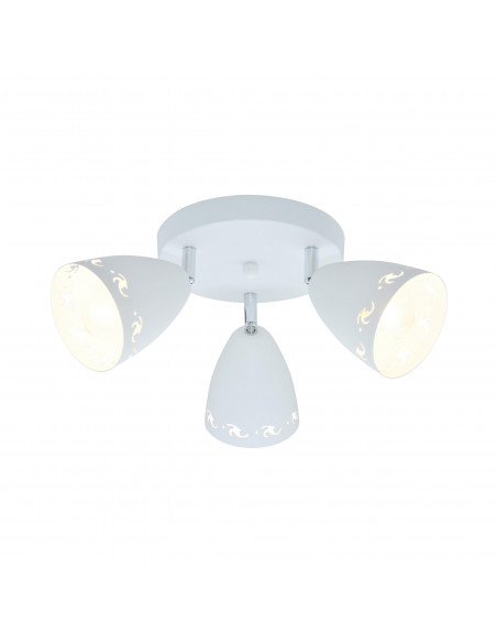 CANDELLUX COTY LAMPA SUFITOWA PLAFON 3X40W E14 BIAŁY MAT 98-67135