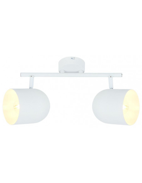 CANDELLUX AZURO LAMPA SUFITOWA LISTWA 2X40W E27 BIAŁY 92-63250