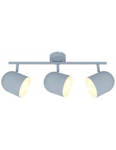 CANDELLUX AZURO LAMPA SUFITOWA LISTWA 3X40W E27 SZARY MAT 93-63229