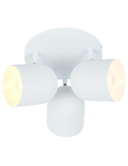 CANDELLUX AZURO LAMPA SUFITOWA PLAFON 3X40W E27 BIAŁY 98-63274