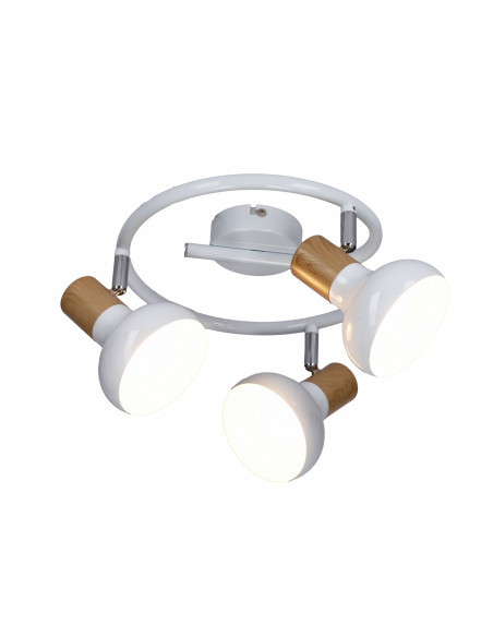 CANDELLUX PUERTO LAMPA SUFITOWA SPIRALA 3X40W E14 BIAŁY 98-62697