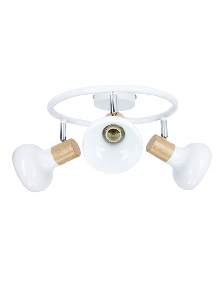 CANDELLUX PUERTO LAMPA SUFITOWA SPIRALA 3X40W E14 BIAŁY 98-62697