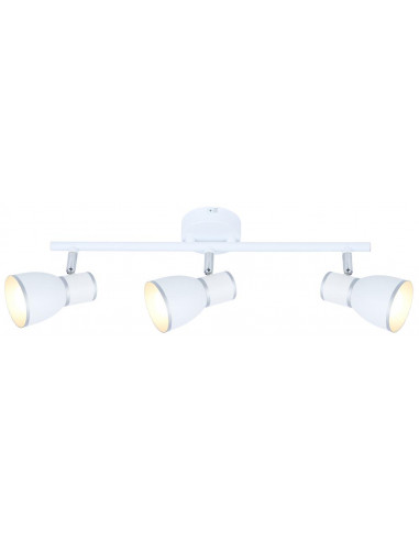 CANDELLUX FIDO LAMPA SUFITOWA LISTWA 3X40W E14 BIAŁY+CHROM 93-63403