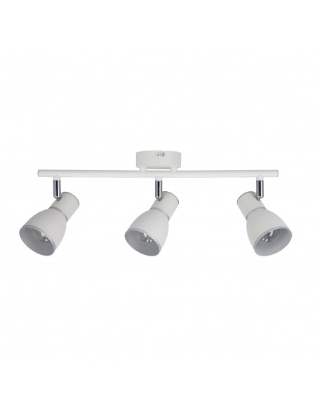 CANDELLUX FIDO LAMPA SUFITOWA LISTWA 3X40W E14 BIAŁY+CHROM 93-63403
