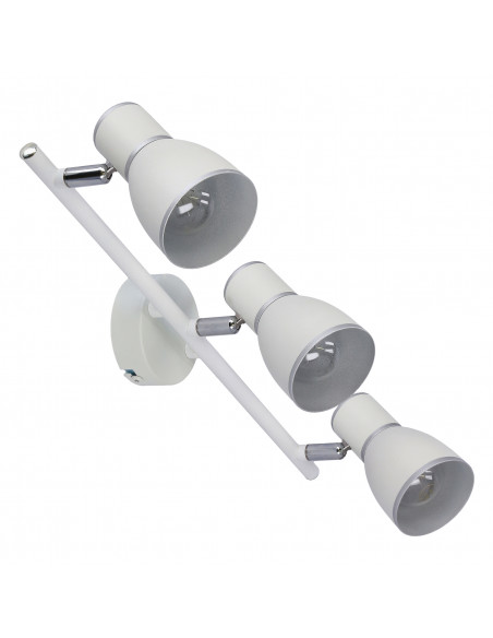 CANDELLUX FIDO LAMPA SUFITOWA LISTWA 3X40W E14 BIAŁY+CHROM 93-63403