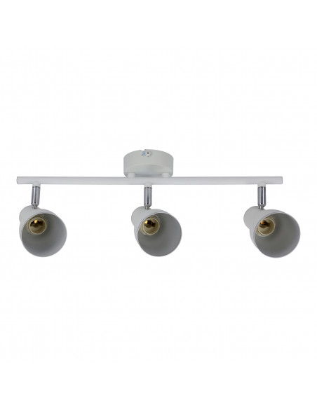 CANDELLUX FIDO LAMPA SUFITOWA LISTWA 3X40W E14 BIAŁY+CHROM 93-63403